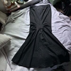 Y2K BeBe office siren maxi Skirt